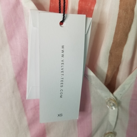 Velvet by Graham & Spencer whitley striped blouse - Picture 9 of 9